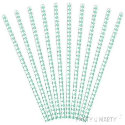 slomki papierowe karo tiffany blue 10 szt