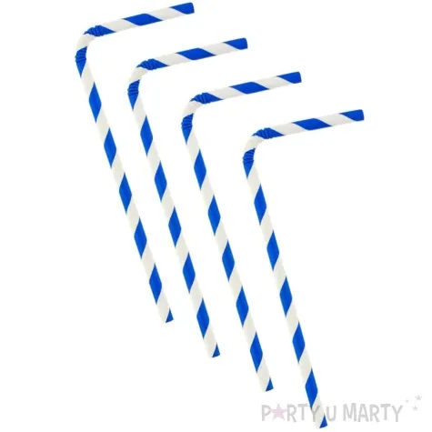 slomki papierowe lamane bio paski niebieski godan 20 cm 12 szt