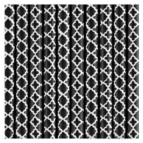 slomki papierowe marokanska koniczyna czarne 10 szt