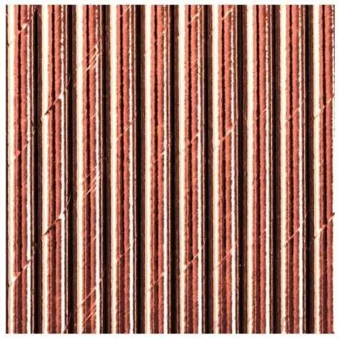 slomki papierowe metalic rozowo zlote partydeco 10 szt