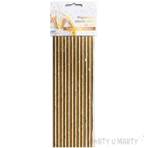 slomki papierowe metalic zlote kraszek 24 szt