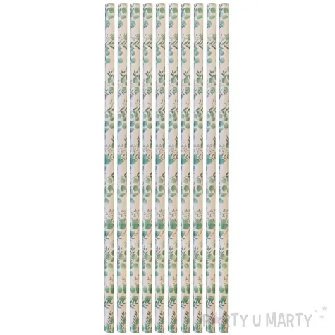 slomki papierowe rosliny botanical unique 22 cm 10 szt