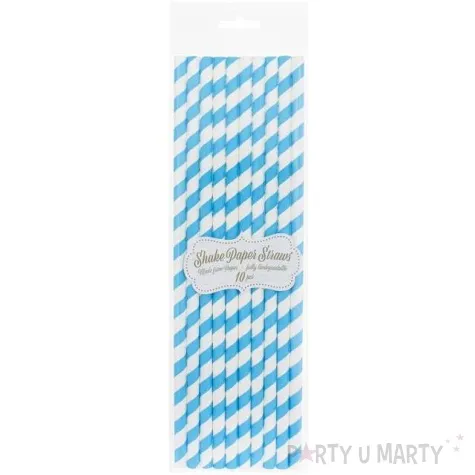 slomki papierowe shake niebieskie godan 25 cm 10 szt