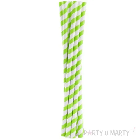 slomki papierowe shake zielone godan 25 cm 10 szt