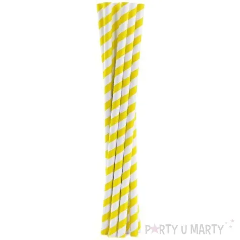 slomki papierowe shake zolte godan 25 cm 10 szt