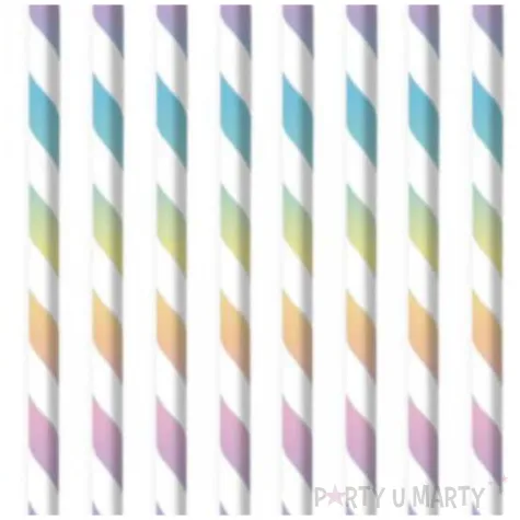 slomki papierowe teczowe paski amscan 12 szt