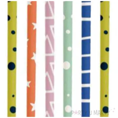 slomki papierowe wzory mix folat 20 cm 20 szt