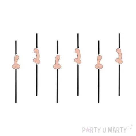 slomki peniski czarne 24 cm 6 szt