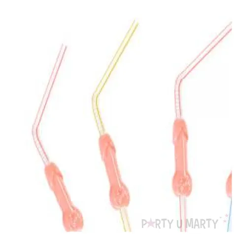 slomki penisy kolorowe 6 szt