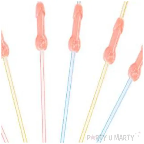 slomki penisy kolorowe 6 szt