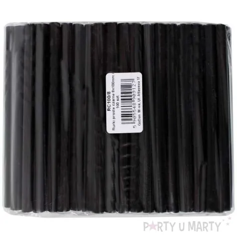 slomki proste classic czarne godan 8 mm 10 cm 100 szt