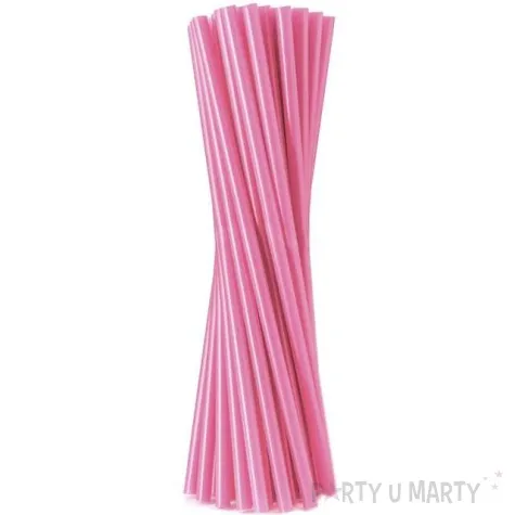 slomki proste classic grube rozowe godan 6mm 24 cm 20 szt