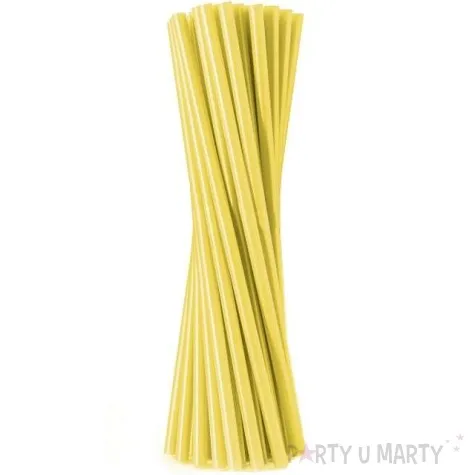 slomki proste classic grube zolte godan 8mm 24 cm 100 szt