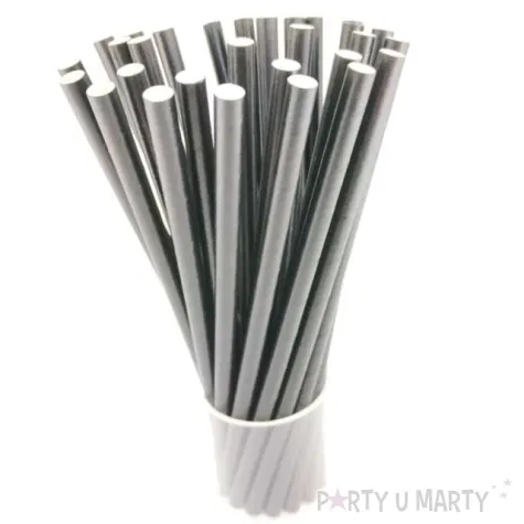 slomki proste eko czarne kemis 24 cm 100 szt