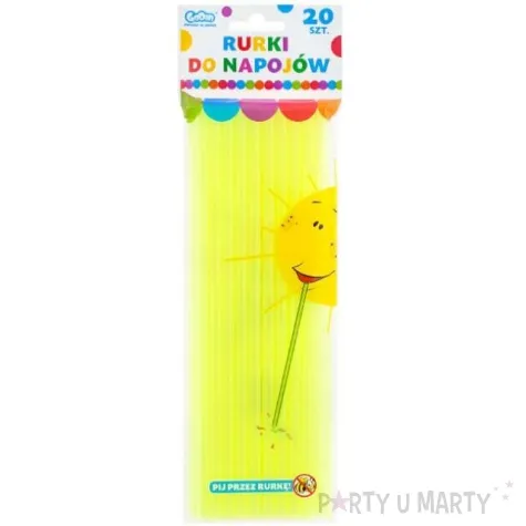 slomki proste fluor zolty godan 8 mm 24 cm 20 szt