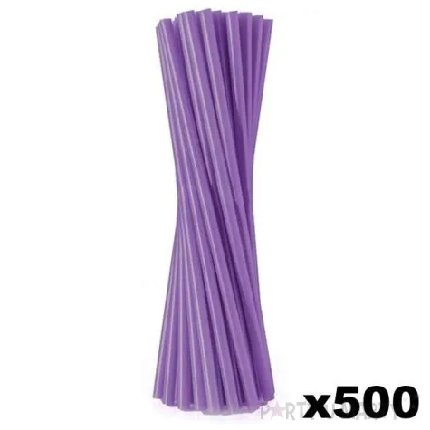 slomki proste grube 24 cm fioletowe 500 szt