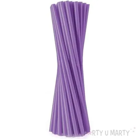 slomki proste grube 24 cm fioletowe 500 szt