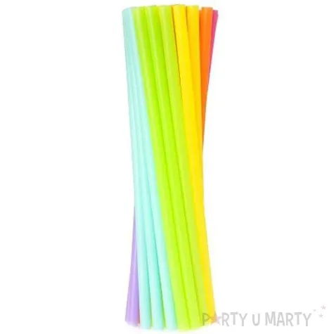 slomki proste grube 24 cm pastelowe 20 szt