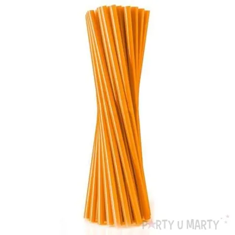 slomki proste grube 24 cm pomaranczowe 500 szt