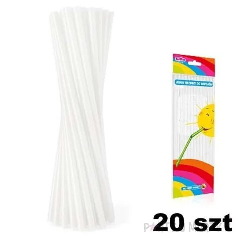 slomki proste grube 24 cm transparentne 20 szt