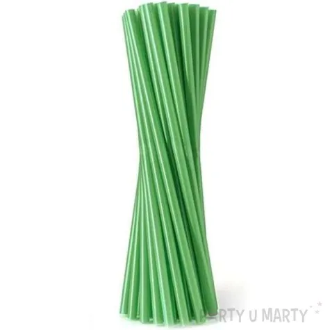 slomki proste grube 24 cm zielone fluor 500 szt