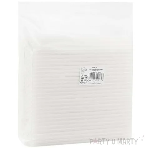 slomki proste grube bio godan 24 cm biale 250 szt