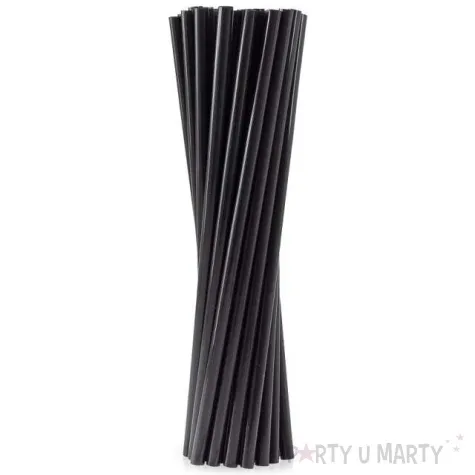 slomki proste grube bio godan 8 mm 24 cm czarne 100 szt