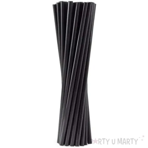 slomki proste grube bio godan 8 mm 24 cm czarne 250 szt