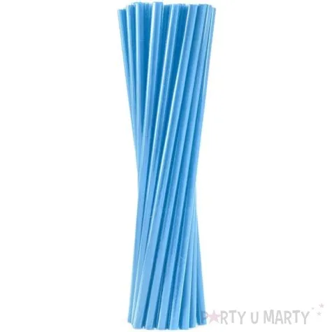 slomki proste grube bio godan 8 mm 24 cm niebieskie 250 szt