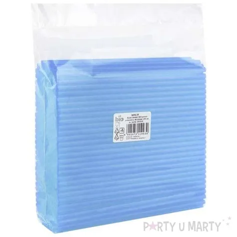 slomki proste grube bio godan 8 mm 24 cm niebieskie 250 szt