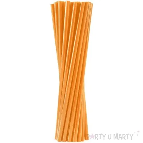 slomki proste grube bio godan 8 mm 24 cm pomaranczowe 250 szt