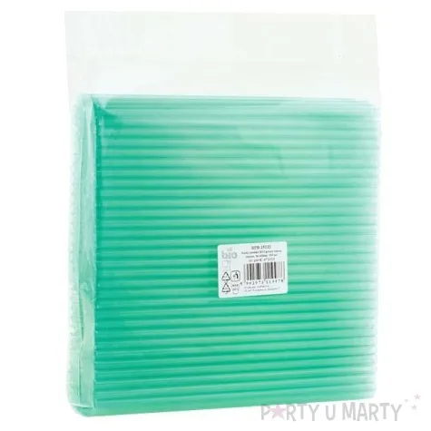 slomki proste grube bio godan 8 mm 24 cm transparentne zielone 250 szt