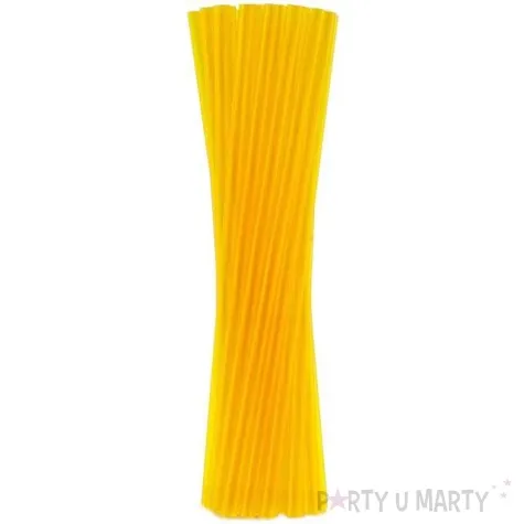 slomki proste grube bio godan 8 mm 24 cm transparentne zolte 250 szt