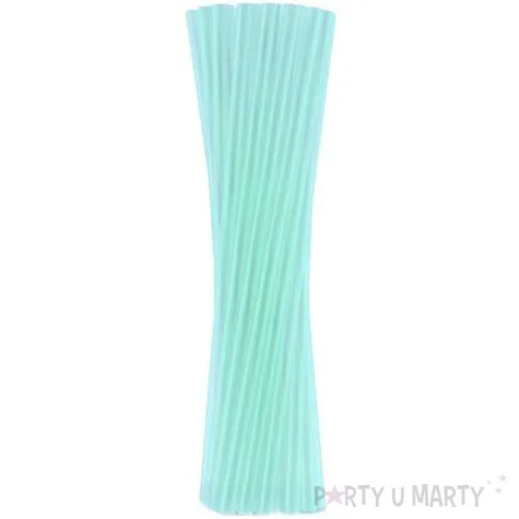 slomki proste grube bio godan 8 mm 24 cm turkusowe 250 szt