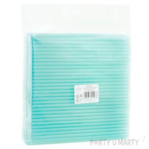 slomki proste grube bio godan 8 mm 24 cm turkusowe 250 szt