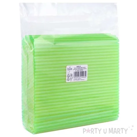 slomki proste grube bio godan 8 mm 24 cm zielone 250 szt