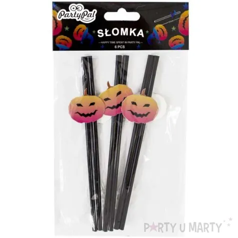 slomki proste halloweenowe dynie partypal 20 cm 6 szt