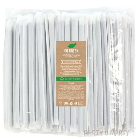 slomki proste higieniczne go green czarne arpex 20 cm 400 szt