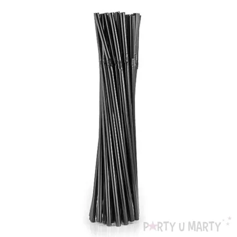 slomki proste lamane 21 cm czarne 40 szt