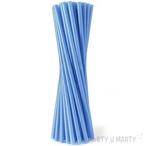 slomki proste lamane 21 cm niebieskie 40 szt