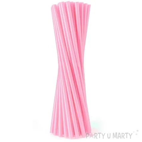 slomki proste lamane 21 cm rozowe jasne 40 szt