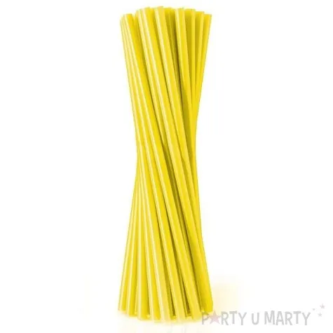 slomki proste lamane 21 cm zolte 40 szt