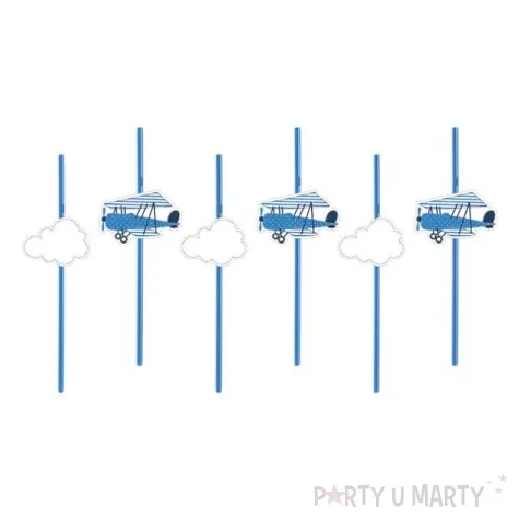 slomki samolocik 24cm 6 szt