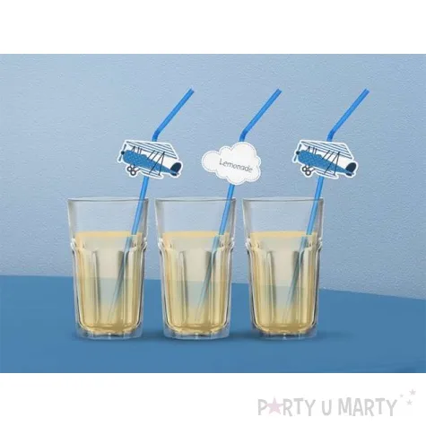 slomki samolocik 24cm 6 szt