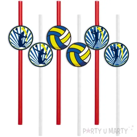 slomki siatkowka to jest to bialo czerwone 19 5 cm 6 szt