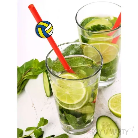 slomki siatkowka to jest to bialo czerwone 19 5 cm 6 szt