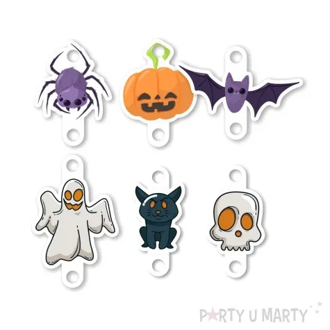 slomki straszne halloween 19 5 cm 6 szt