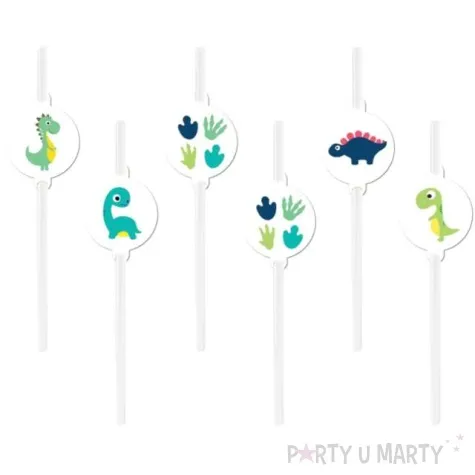 slomki wesole dinozaury congee 6 szt