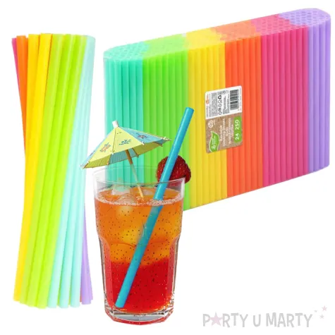 slomki wielorazowe shake grube mix godan 24 cm 250 szt