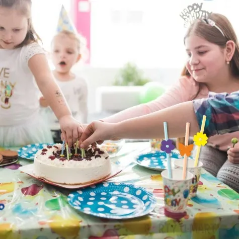 slomki wiosna kwiatki i motylki mix 19 5 cm 6 szt